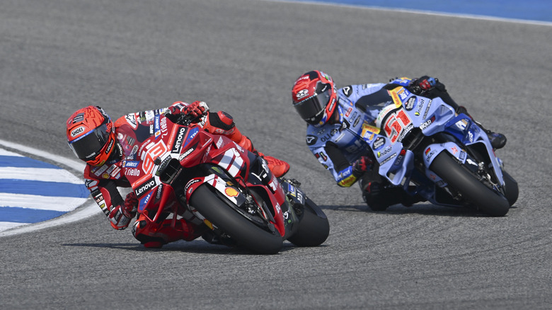 Marc Marquez of Spain riding the Lenovo Ducati (93) during MotoGP Testing at Chang International Circuit on February 22, 2026 in Buriram, Thailand.