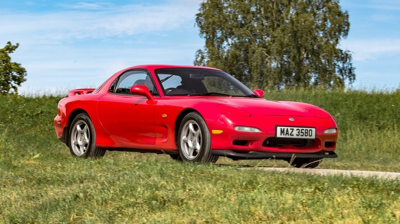 Red Mazda RX-7