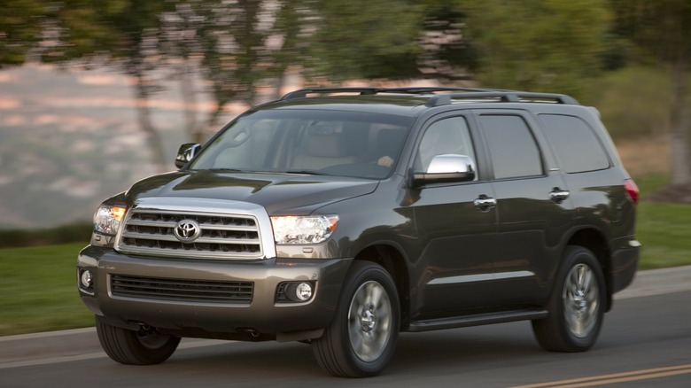 Grey Toyota Sequoia
