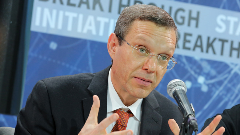 Scientist Avi Loeb seen at a conference