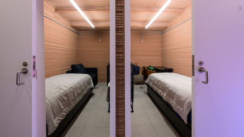 The 1,700-square-foot CHAPEA habitat contains individual living quarters for four volunteer crew members.