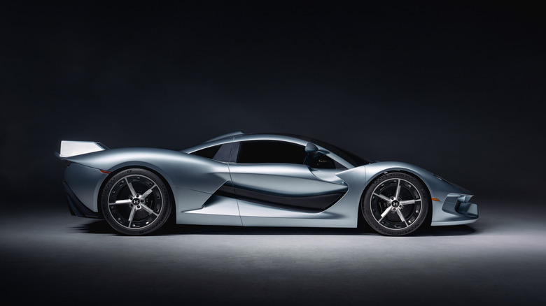 Hennessey Blackbird side profile.
