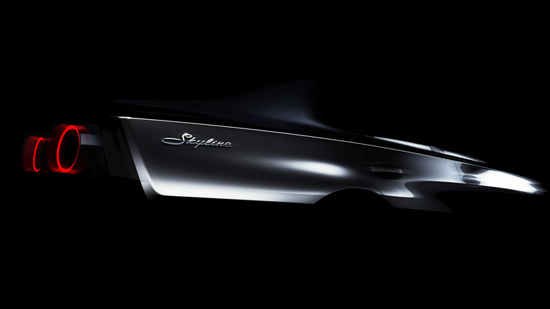 Teaser of the new Nissan Skyline