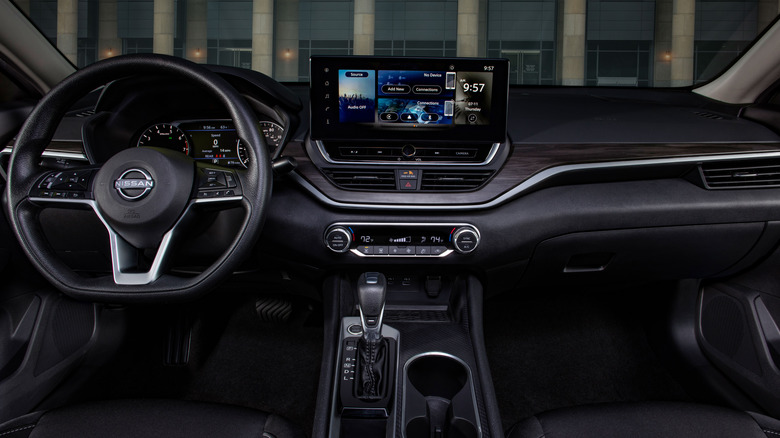 Interior of a 2025 Nissan Altima.