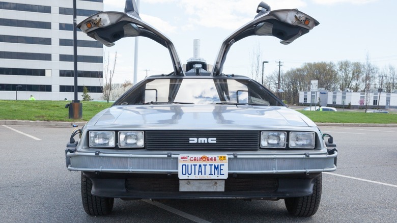 Back to the Future DeLorean replica