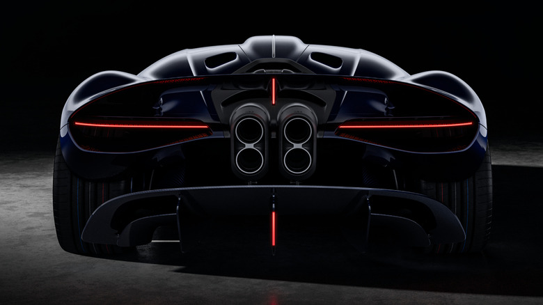 Rear end of the Bugatti Destrier