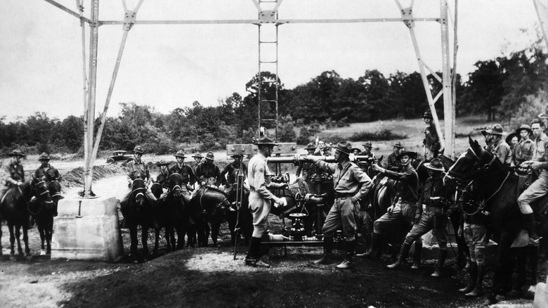 The Texas National Guard faces off with wildcatters in 1931
