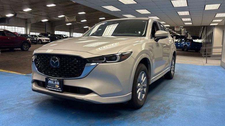 Silver Mazda CX-5