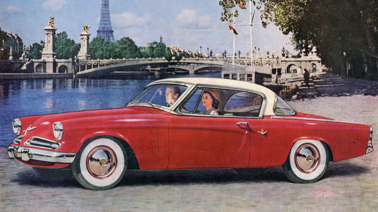 A vintage Studebaker advertisement