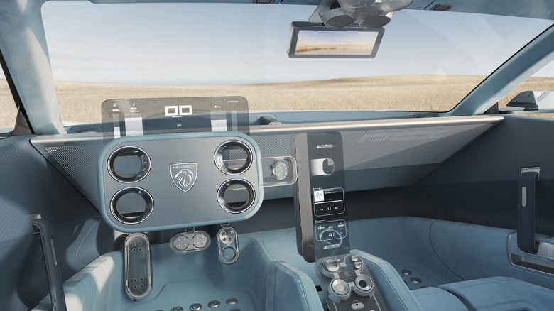 Interior of the Peugeot RCZ Vision