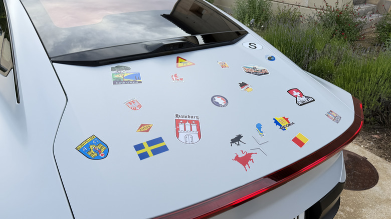 Tailgate of a Polestar 5