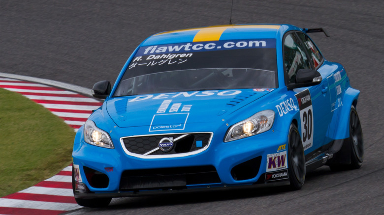 A Volvo C30 Polestar at the 2011 WTCC Race of Japan.