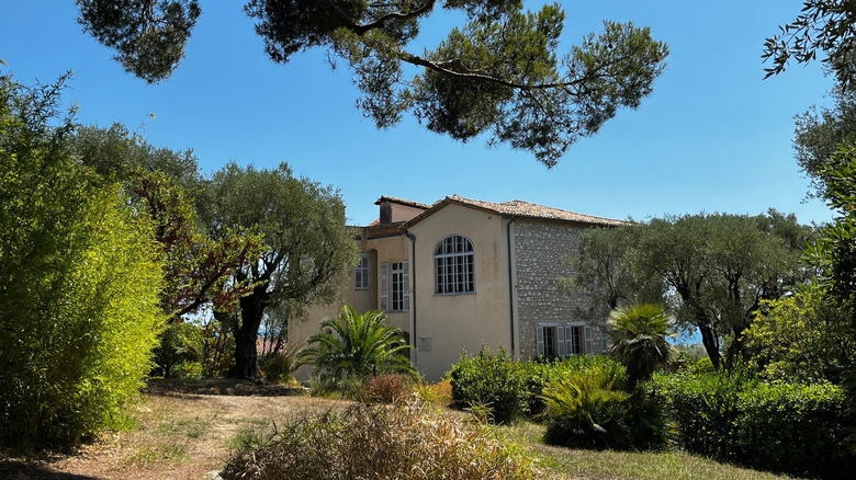 The exterior of the Mus&eacute;e Renoir in Cagnes-sur-Mer, France