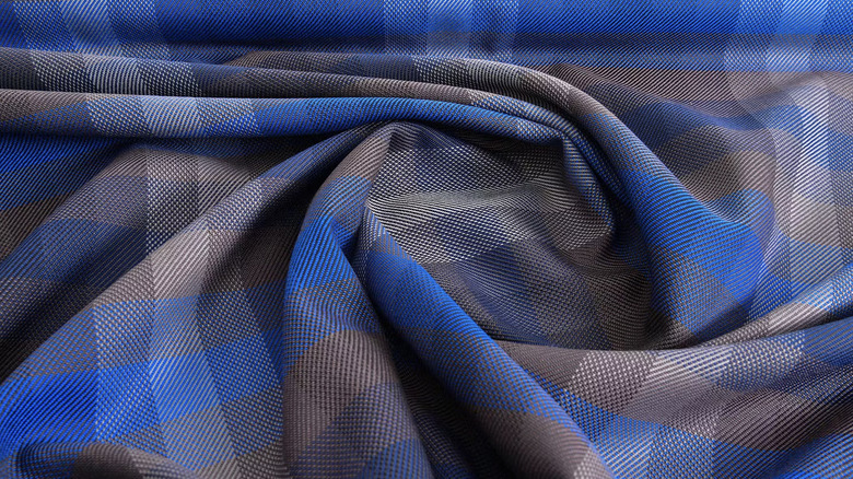 Porsche 964 Multicolour Cobalt Blue fabric