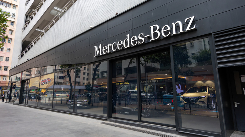Mercedes-Benz Showroom and Service Centre in Hung Hom, Kowloon, Hong Kong.