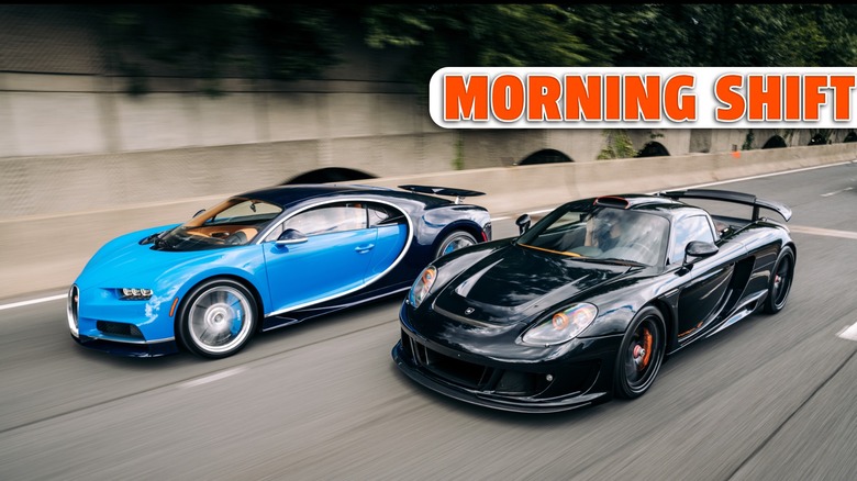 NY, NY, USA August 4, 2025 Bugatti and Porsche