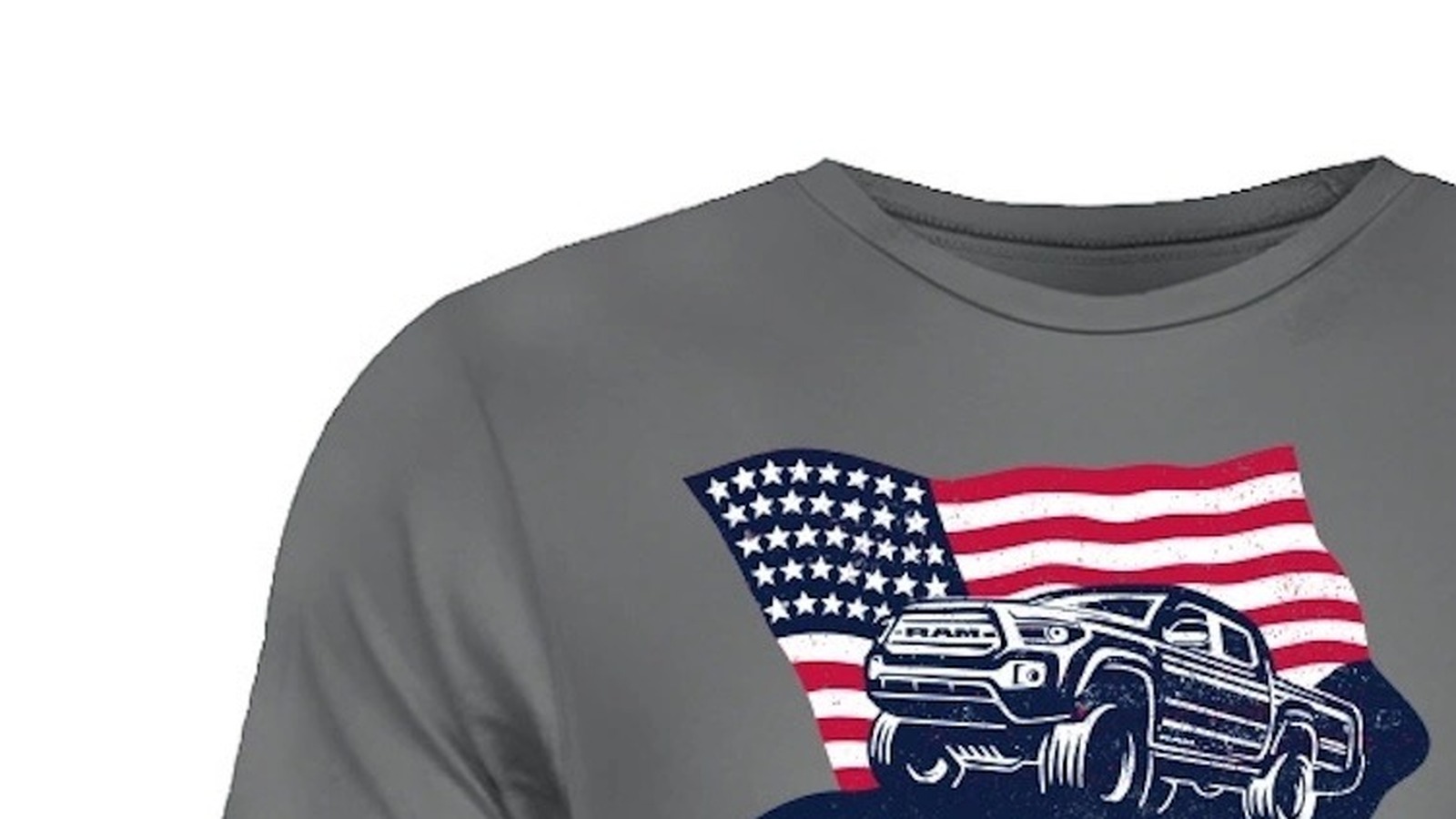 Ram's New Midsize Pickup Is A Toyota Tacoma According To Its Own AI Slop T-Shirt Design