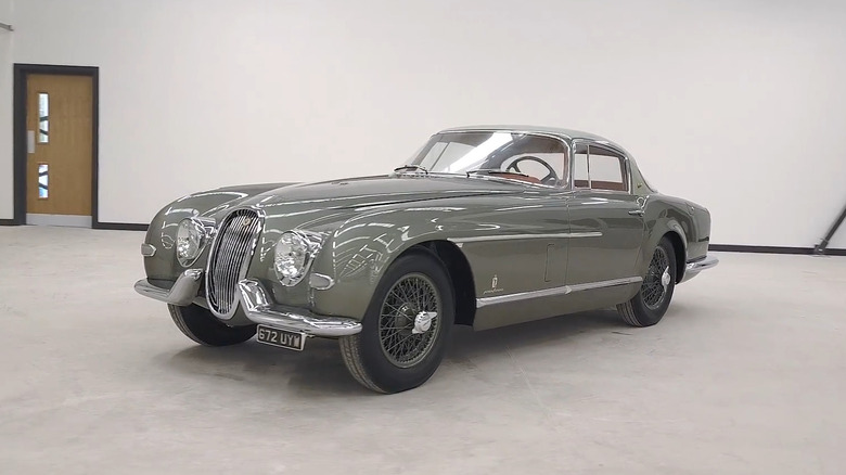 Jaguar XK120 by Pinin Farina front 3/4 view