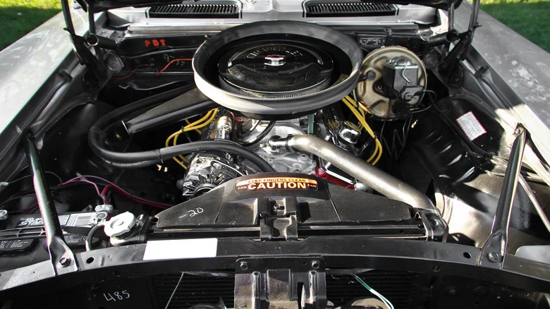 The engine fitted inside a 1969 Camaro Z28.