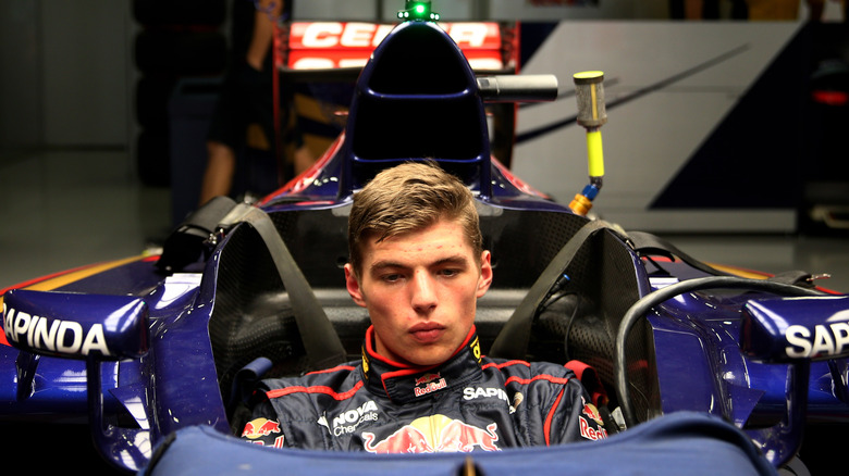 Max Verstappen of Netherlands and Scuderia Toro Rosso attends a seat fitting ahead of the Japanese Formula One Grand Prix at Suzuka Circuit on October 2, 2014 in Suzuka, Japan.