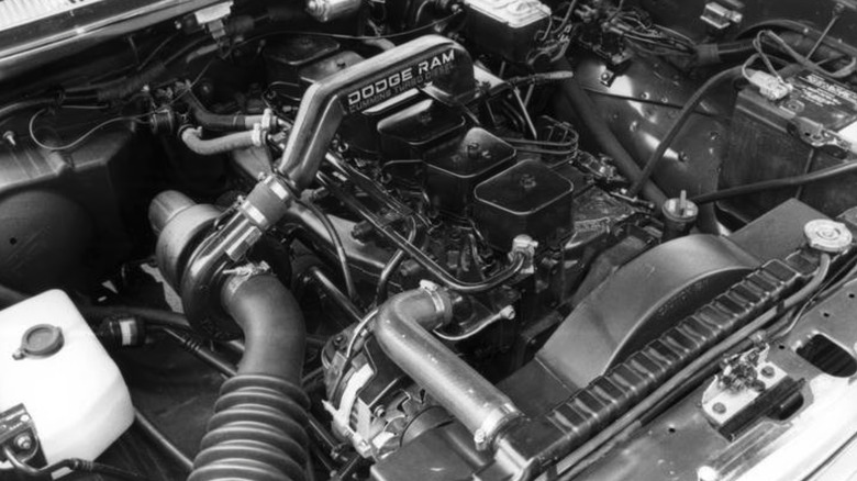 Cummins 6BT 5.9L Inline-6 engine in Dodge Ram truck