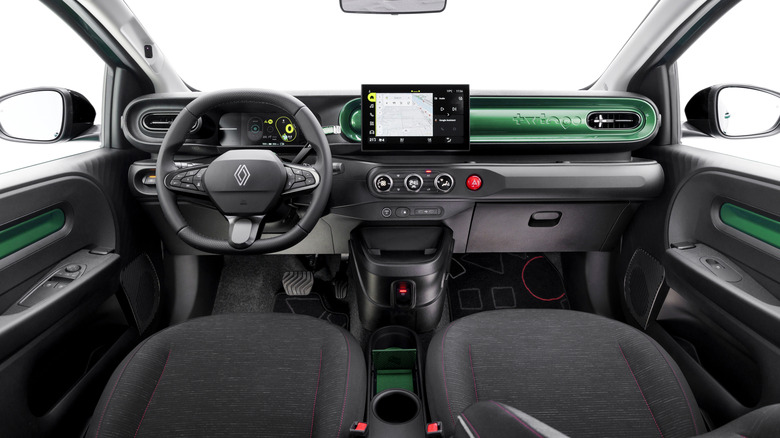 Dashboard of a new Renault Twingo