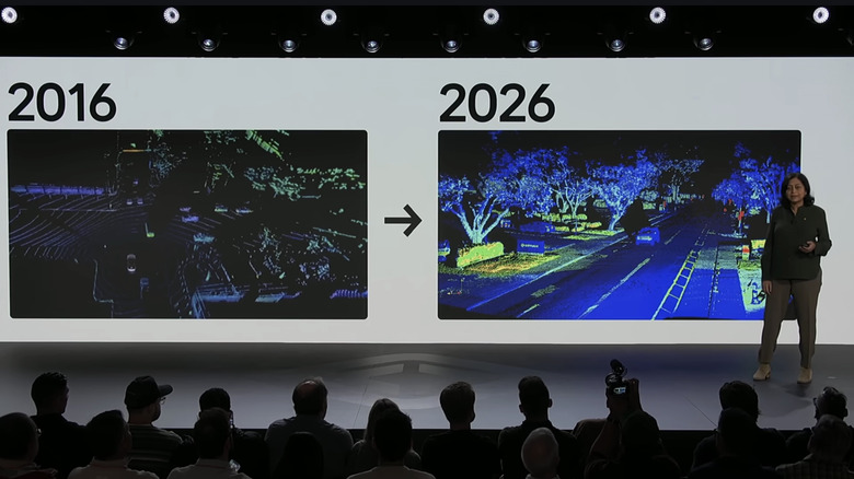 A visual comparison of lidar imaging between 2016 and 2026