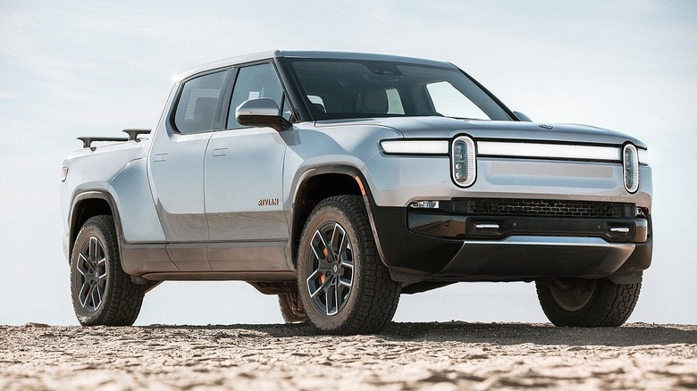 A 2021 Rivian R1T.