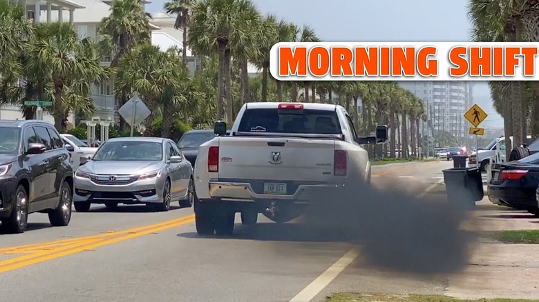 Ram 3500 rolling coal