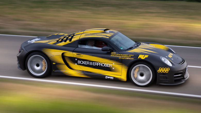 Ruf Erprober prototype driving