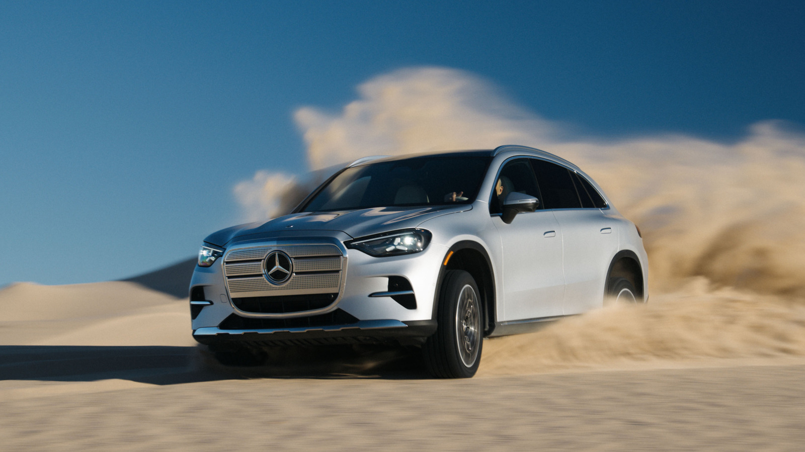 Sand Surfing Across The Dunes In The 2027 Mercedes-Benz GLC EV Will Bring A Smile To Anyone’s Face Sand Surfing Across The Dunes In The 2027 Mercedes-Benz GLC EV Will Bring A Smile To Anyone’s Face