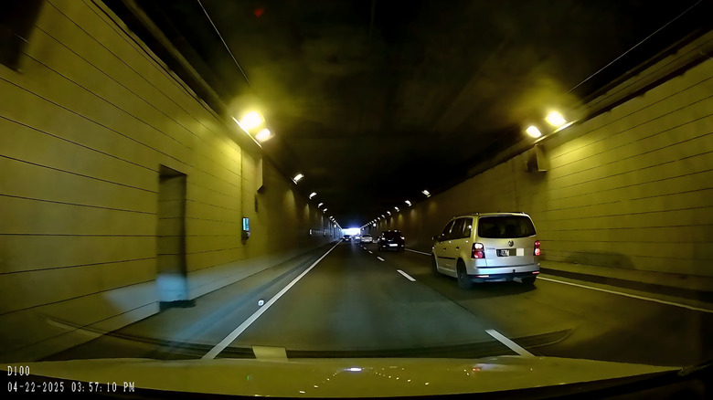 View of tunnel from Cievie C200 camera