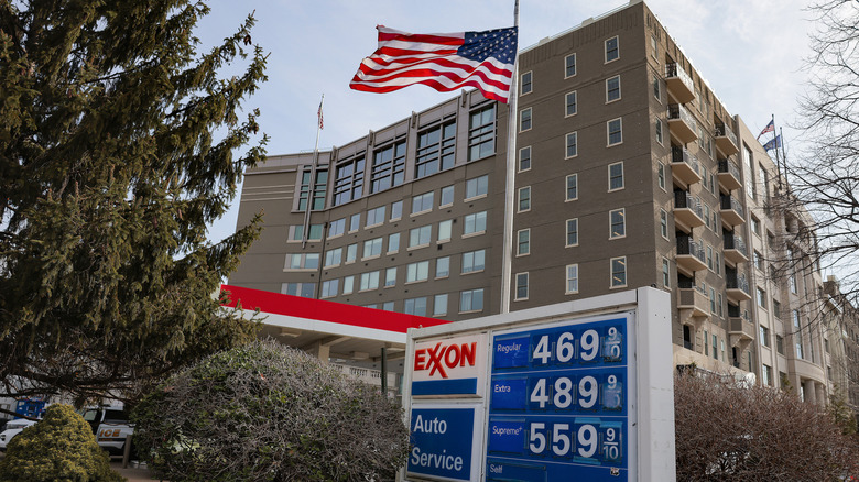 Gas prices are listed connected a motion extracurricular an Exxon position connected March 13, 2026 successful Washington, DC.
