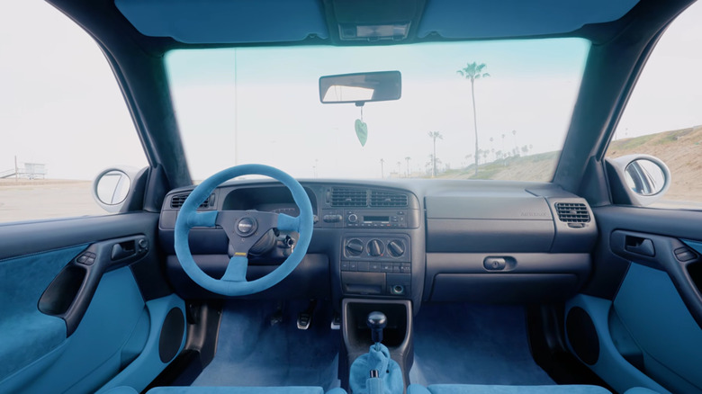 The Finished Interior of Normie the Volkswagen Mk3