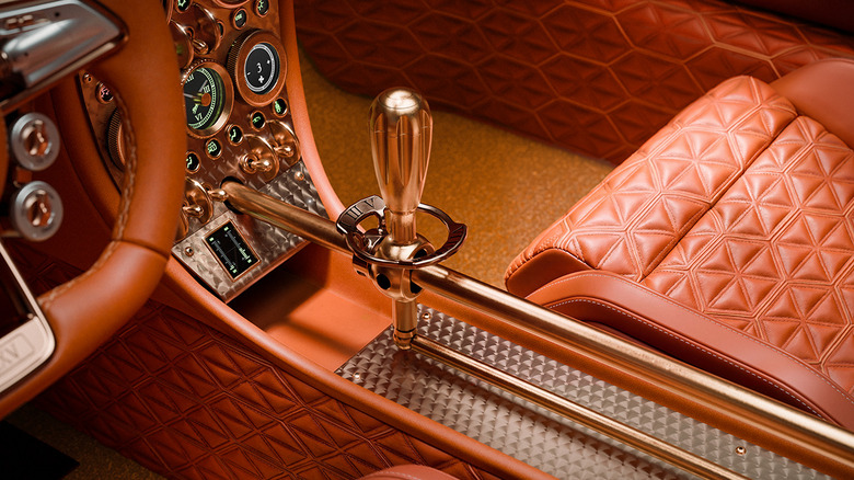 Gear shifter of a Spyker C8 Preliator XXV