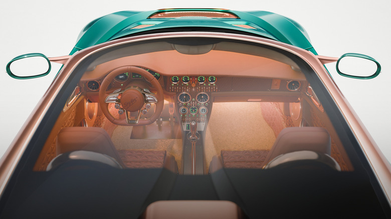 Top down roof view of the Spyker C8 Preliator XXV