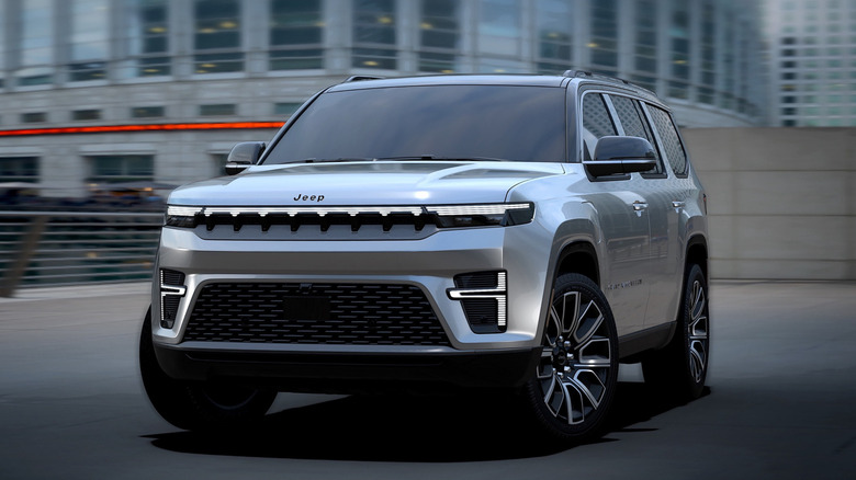 2026 Jeep Grand Wagoneer in a parking lot.