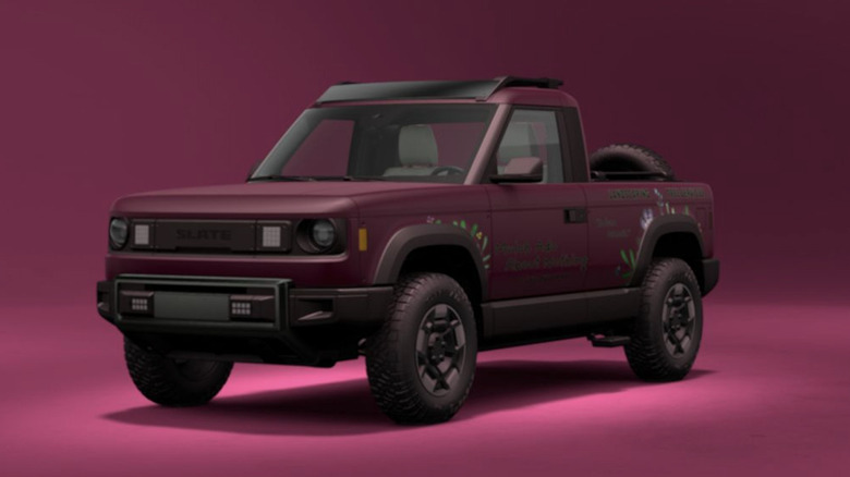 A full-spec Slate pickup truck