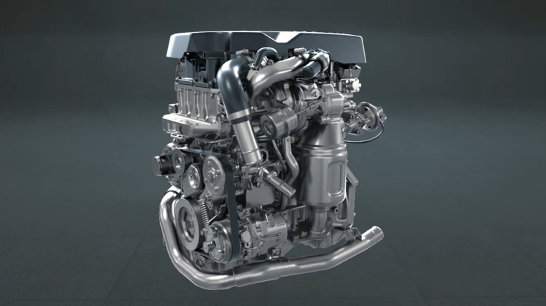 A render of a Maruti Suzuki E15A 1.5-liter diesel engine