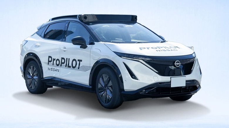 Nissan Ariya fitted with ProPilot hardware