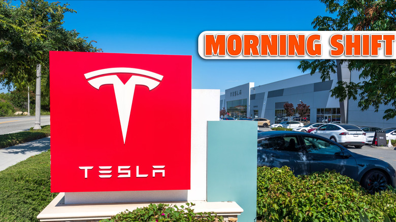 Upland, CA USA - June 19 2023: The TESLA Delivery Center in Upland supports Tesla-designed and manufactured electric vehicles throughout Southern California. Tesla is a multinational automotive and energy company headquartered in Austin, Texas.