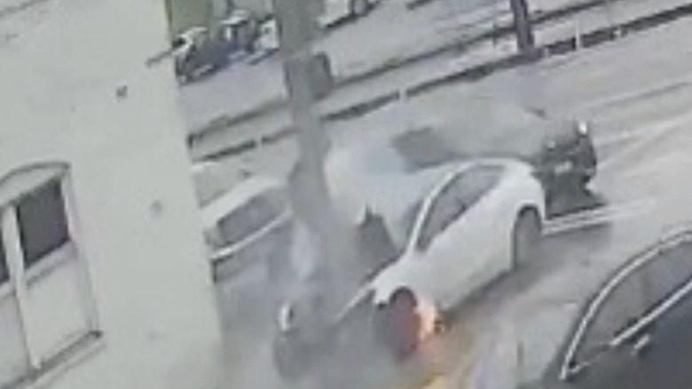 A deadly Tesla Model 3 crash