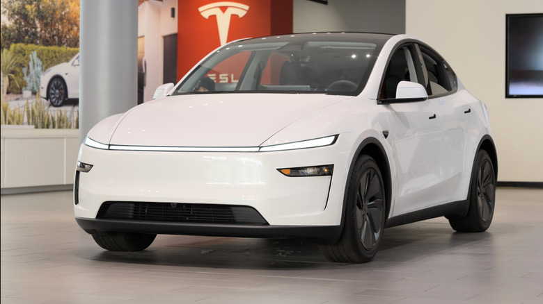 The refreshed 2025 Tesla Model Y at Santana Row