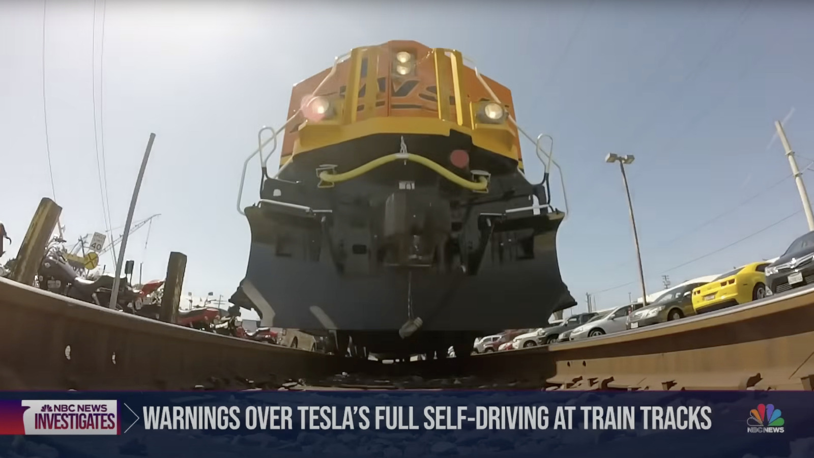 Teslas' Habit Of Driving Onto Train Tracks Has Senators Demanding An Investigation, Like That's Bad Or Something