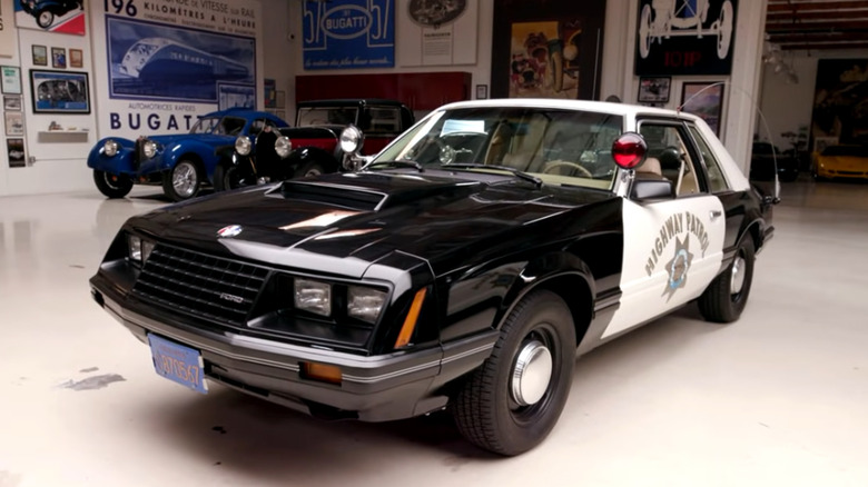 Jay Leno's Ford Mustang SPP on display.