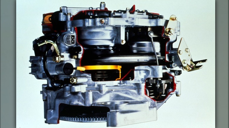Early Honda CVT cutaway