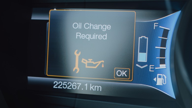 An lipid alteration informing connection connected a car's dash.