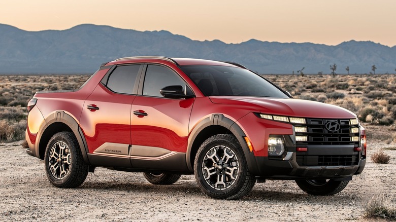 Hyundai Santa Cruz front 3/4