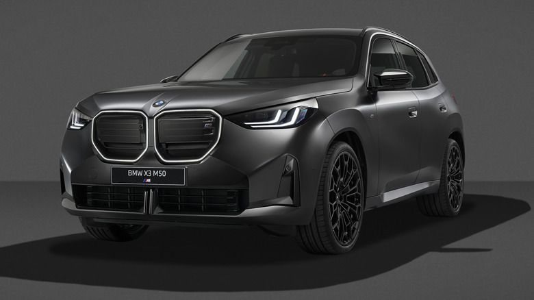 A 2027 BMW X3 M50 xDrive with the Black Package.