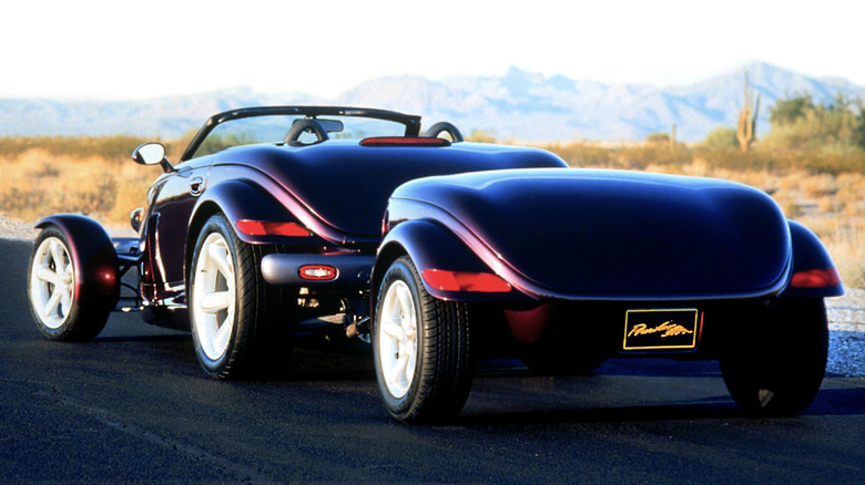 Plymouth Prowler and trailer